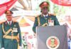 GEN. SHAIBU’S SECURITY RALLYING CRY IN JAJI: “LOYALTY FIRST, NATION ALWAYS” AS 250 NEW OFFICERS JOIN NIGERIA’S WAR ON THREATS
